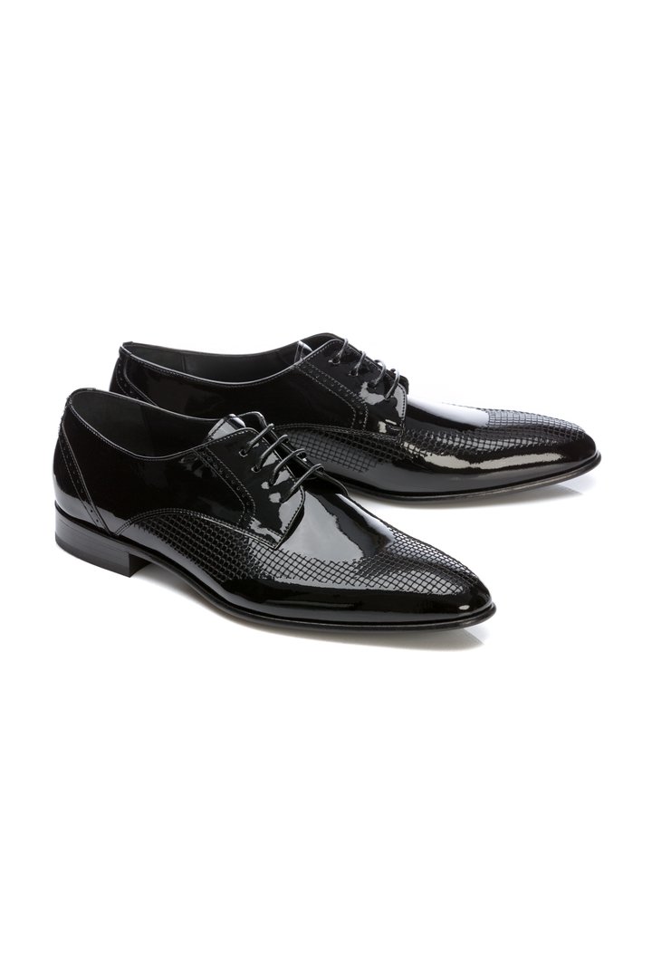 TUXEDO TEXTURED BROGUE DERBY