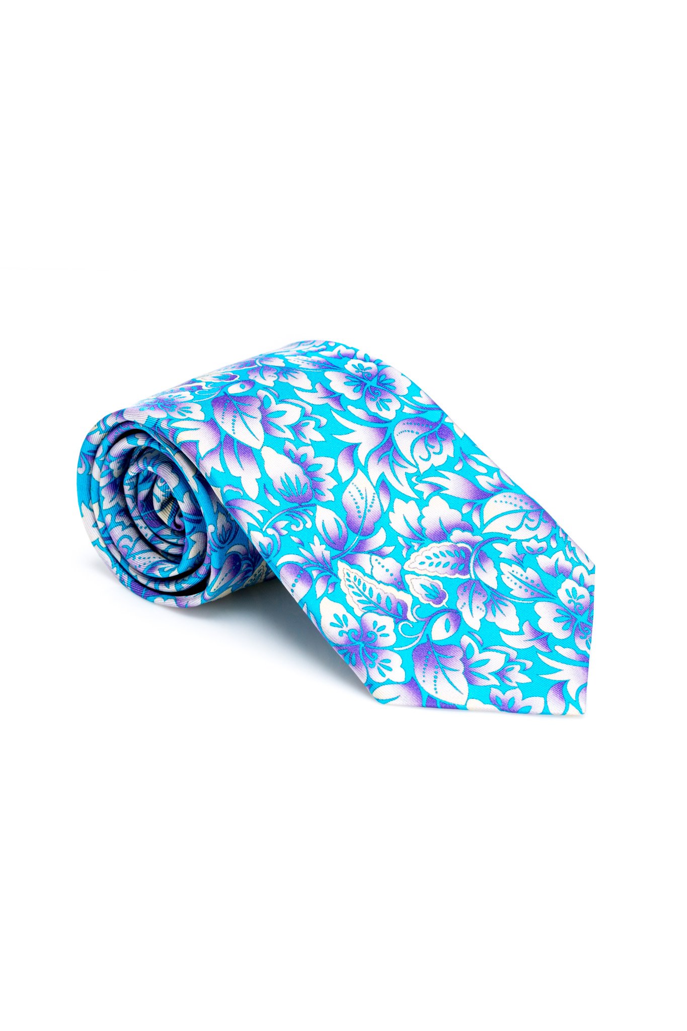 AZURE FLOWER TIE