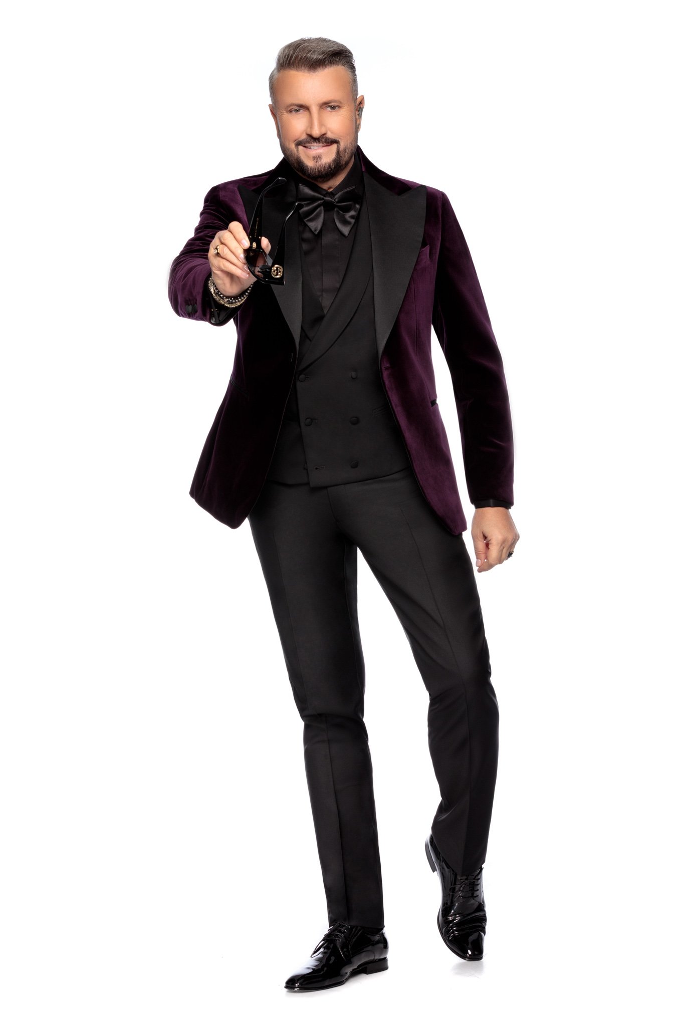 SACOU TUXEDO PLUM DIN CATIFEA