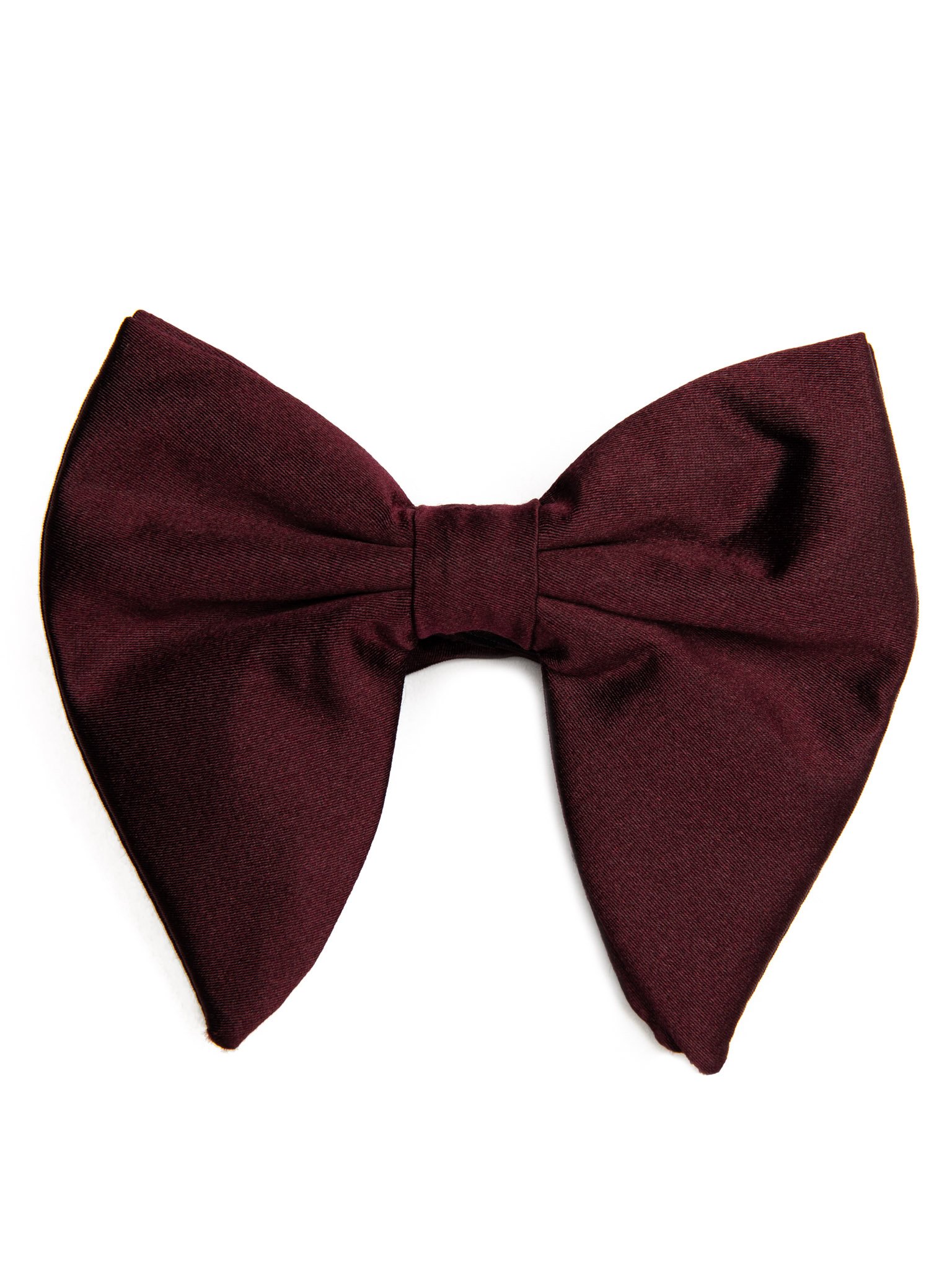 BORDEAUX SILK BUTTERFLY BOW TIE