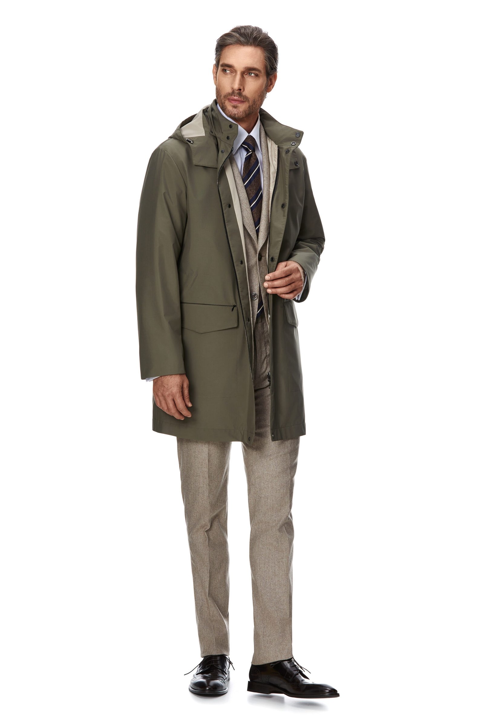 TRENCH TEHNO KHAKI