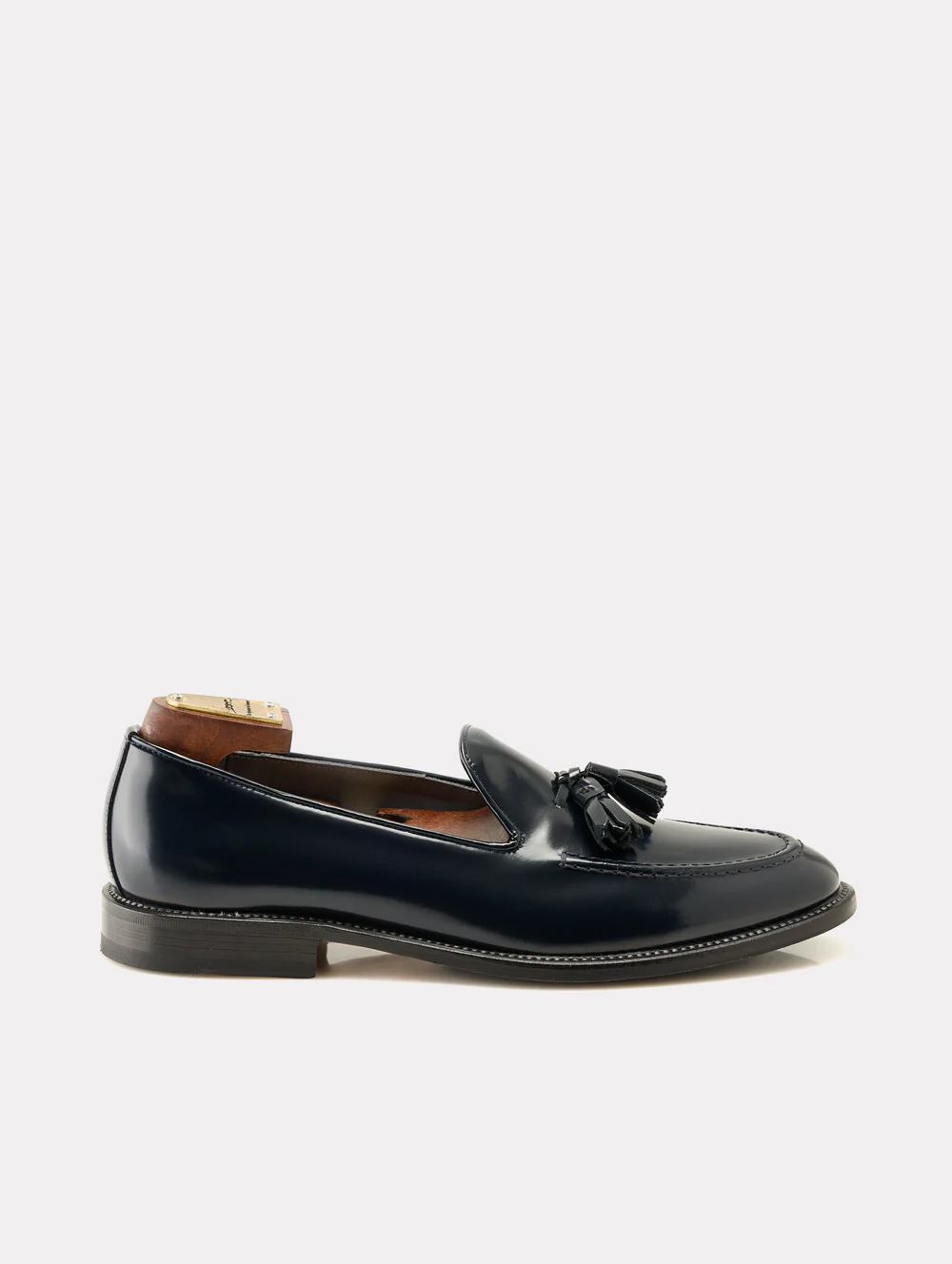 Mocasini navy cu ciucuri