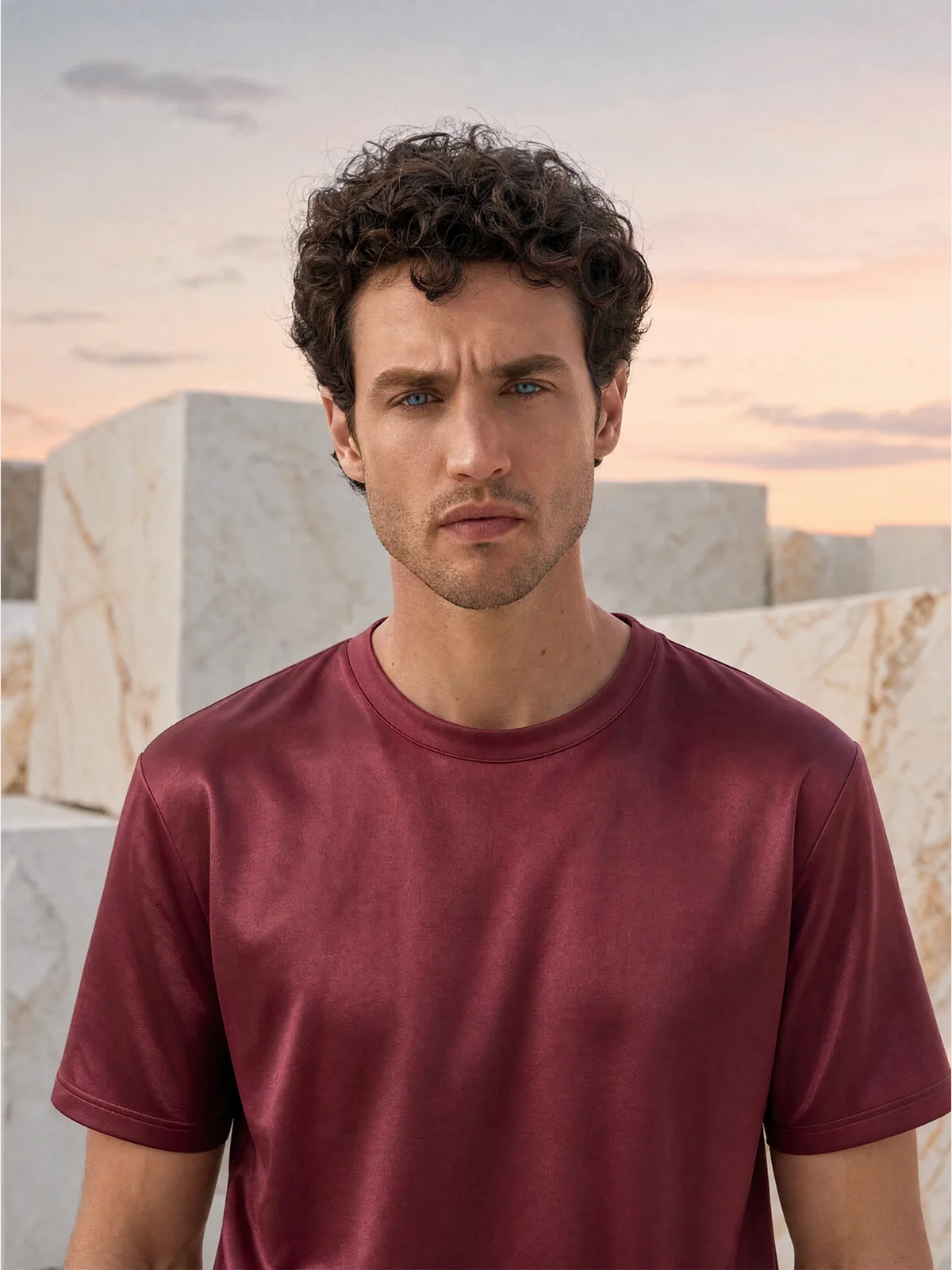 Tricou bordo din bumbac Oeko-Tex®