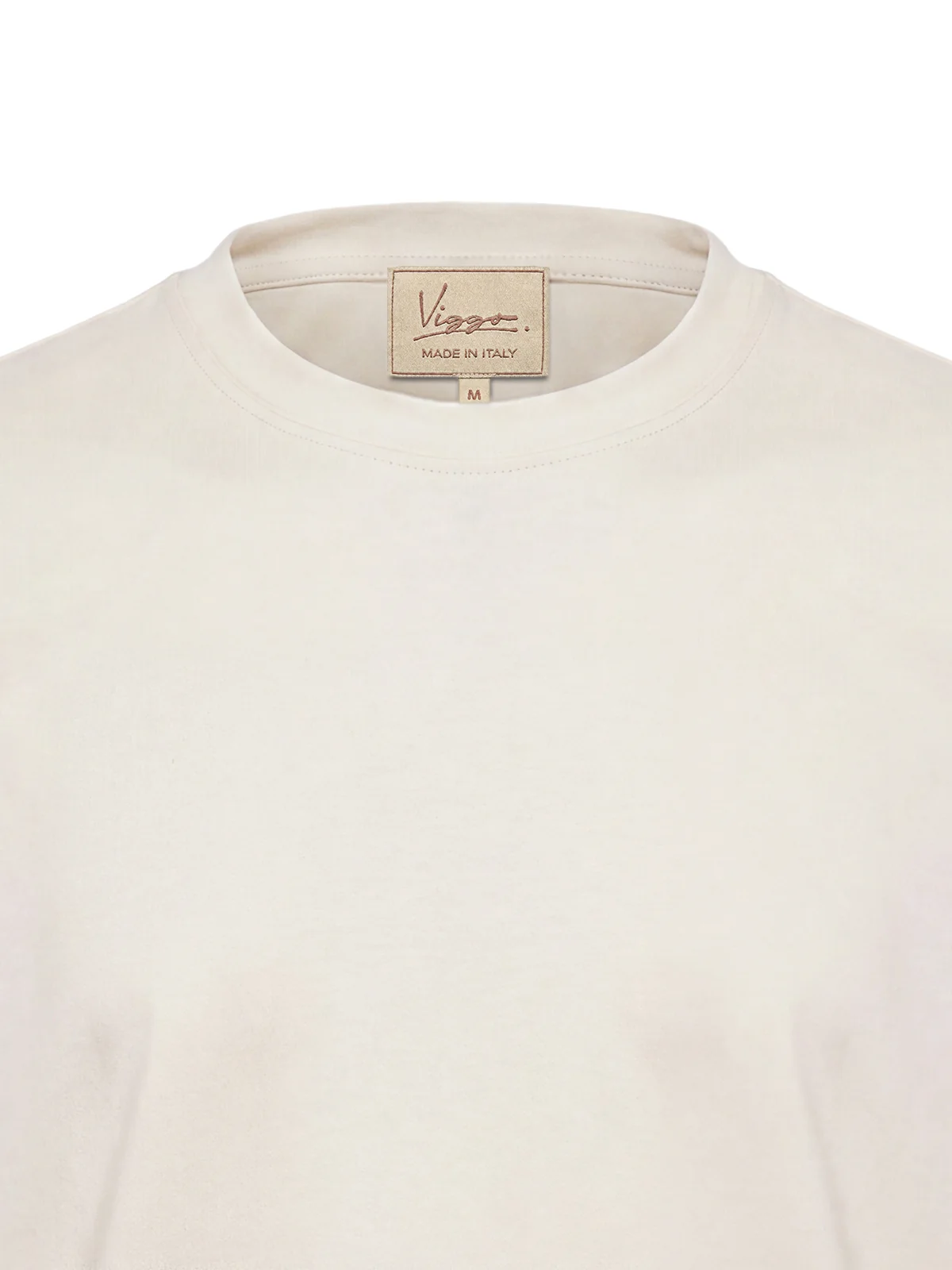 Tricou cappuccino din bumbac Oeko-Tex®