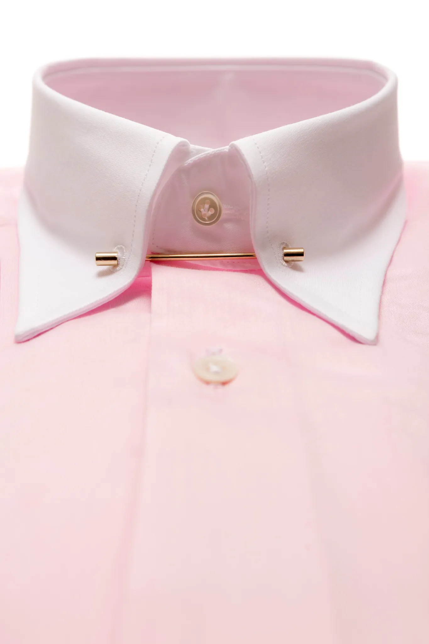 CAMASA ROZ CU GULER AC-PIN ALB