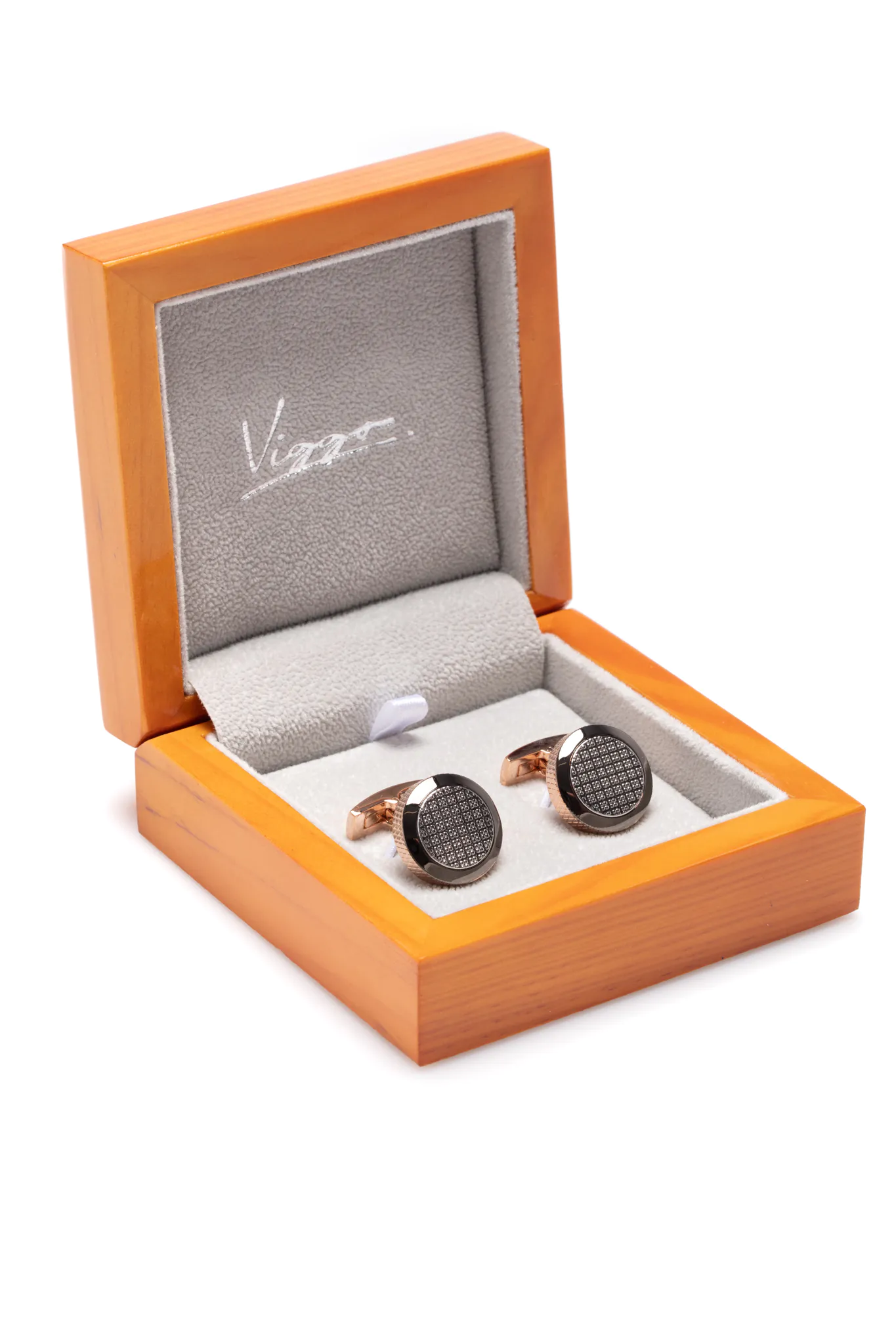 BUTONI ROTUNZI AURIU ROZ - imagine 3