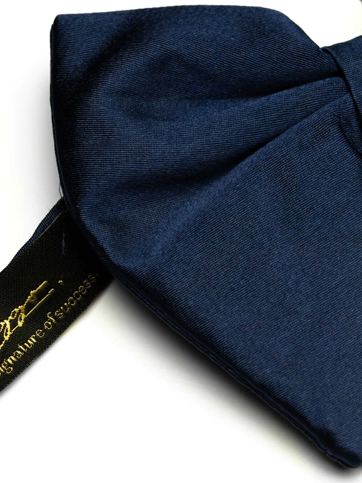 BLUE SILK BUTTERFLY BOW TIE