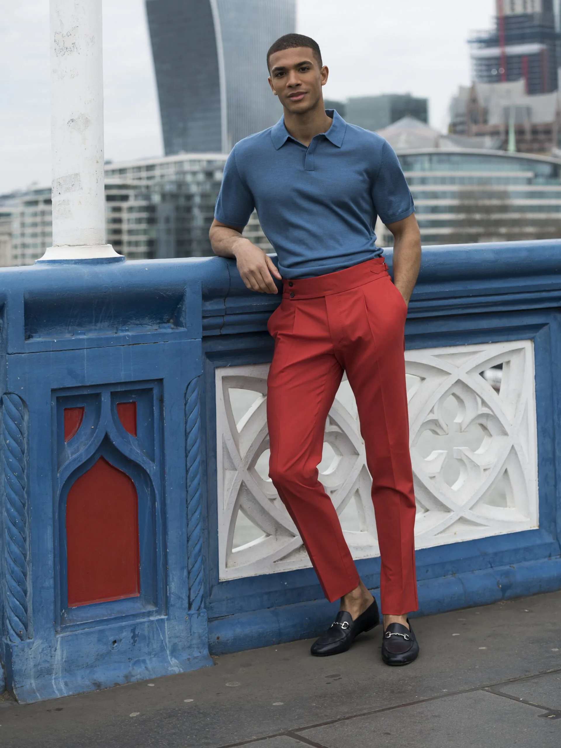 PANTALONI CORAI CU TALIE AJUSTABILA