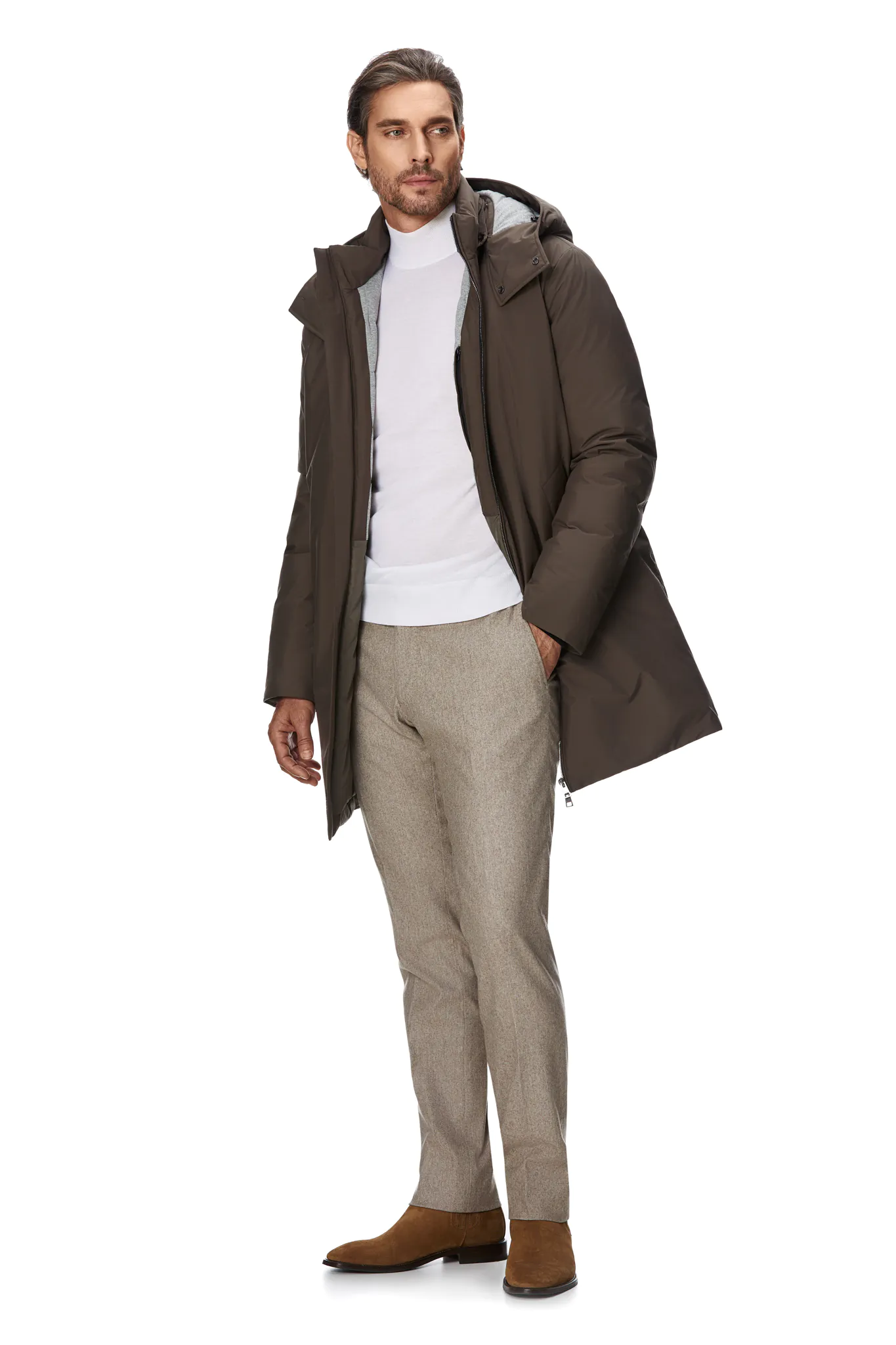 PARKA TAUPE DIN PUF - imagine 4