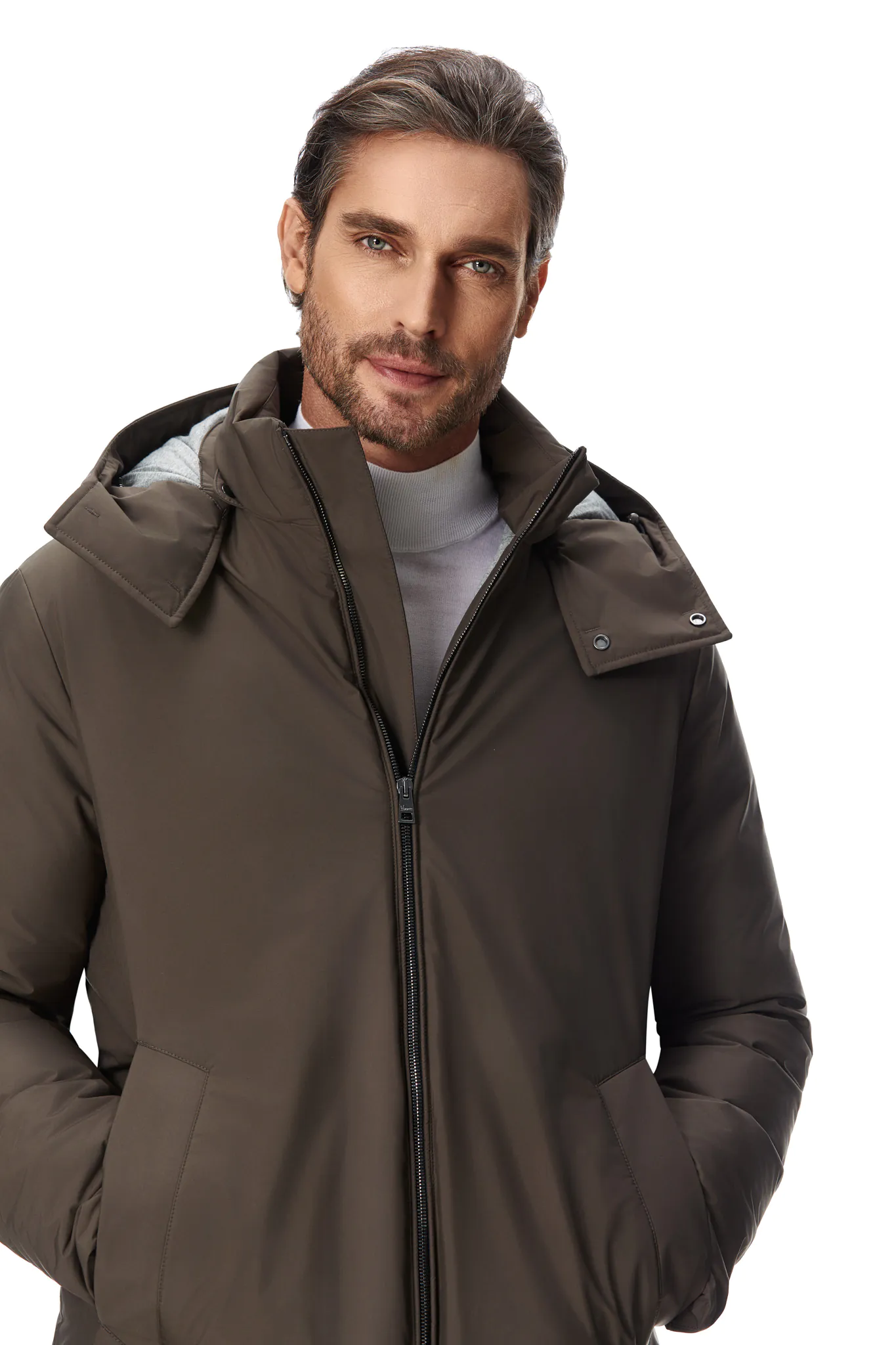 PARKA TAUPE DIN PUF - imagine 3