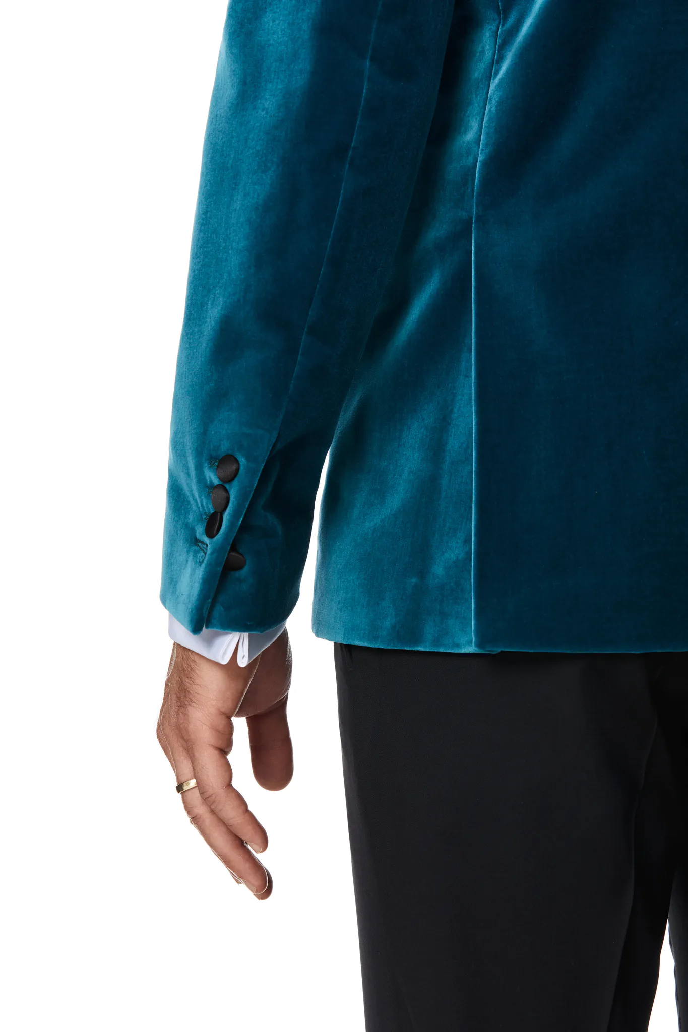 SACOU SMOKING TURQUOISE DIN CATIFEA - imagine 4