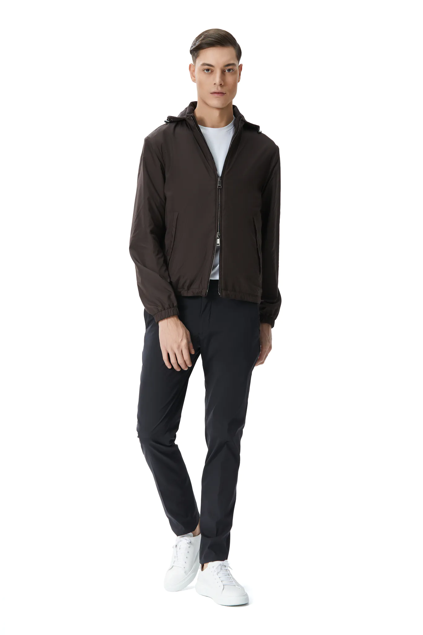 JACHETA REVERSIBILA MARO DIN MATERIAL TEHNO SI LANA