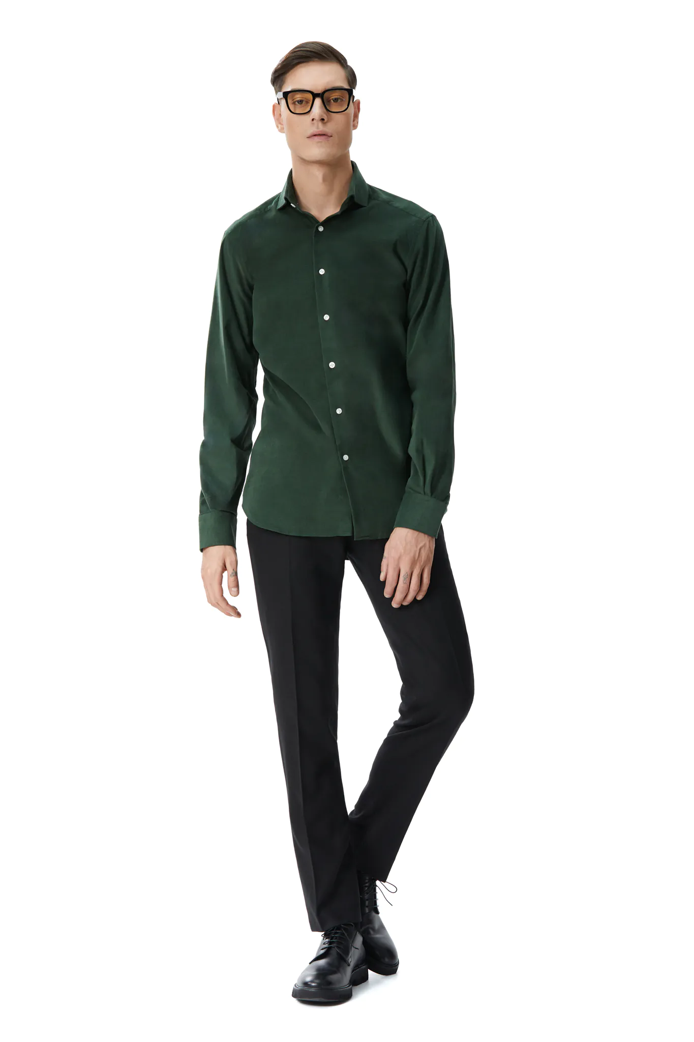 CAMASA VERDE DIN REIAT FIN