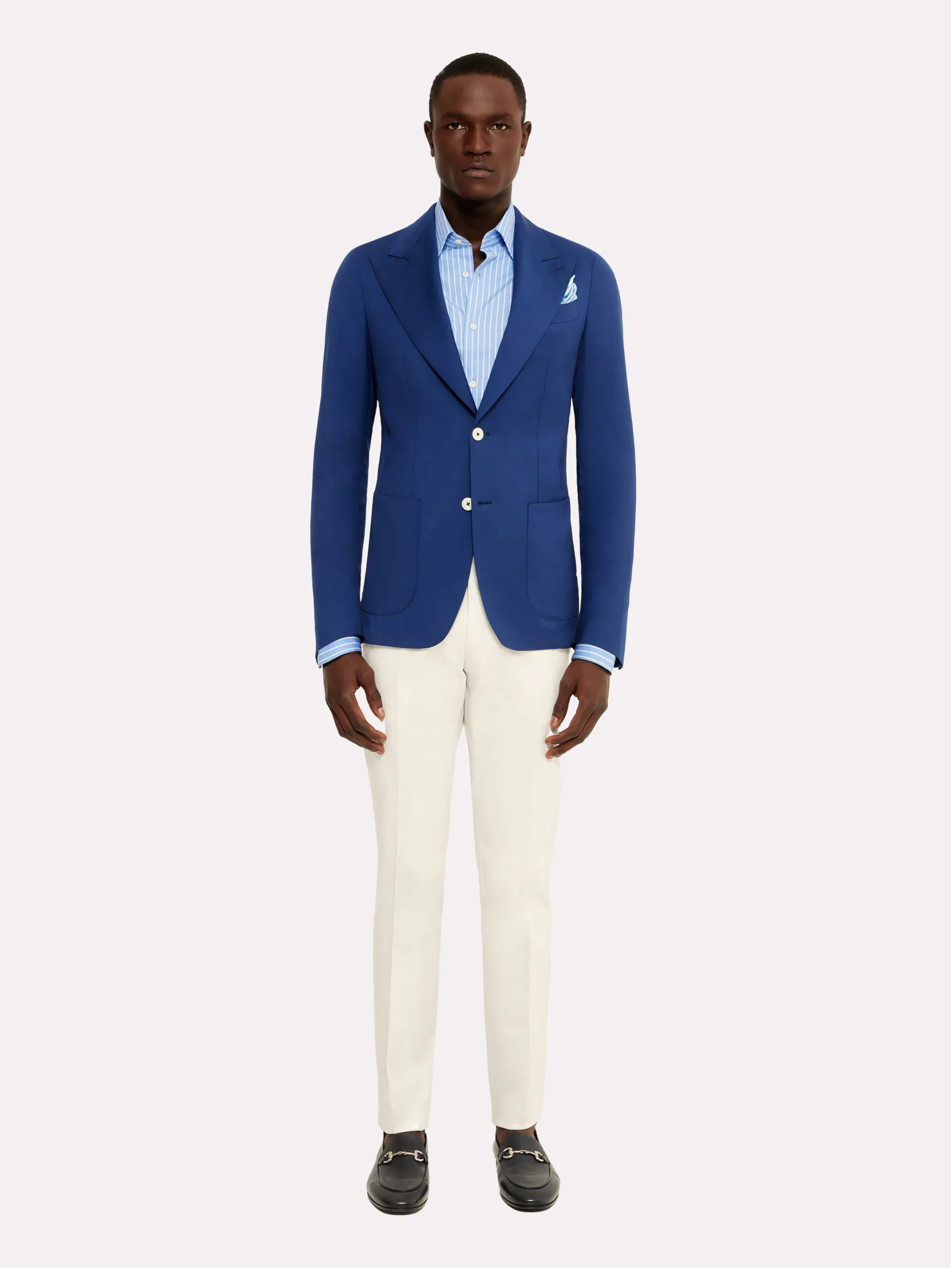 SACOU ALBASTRU DIN LANA - imagine 4