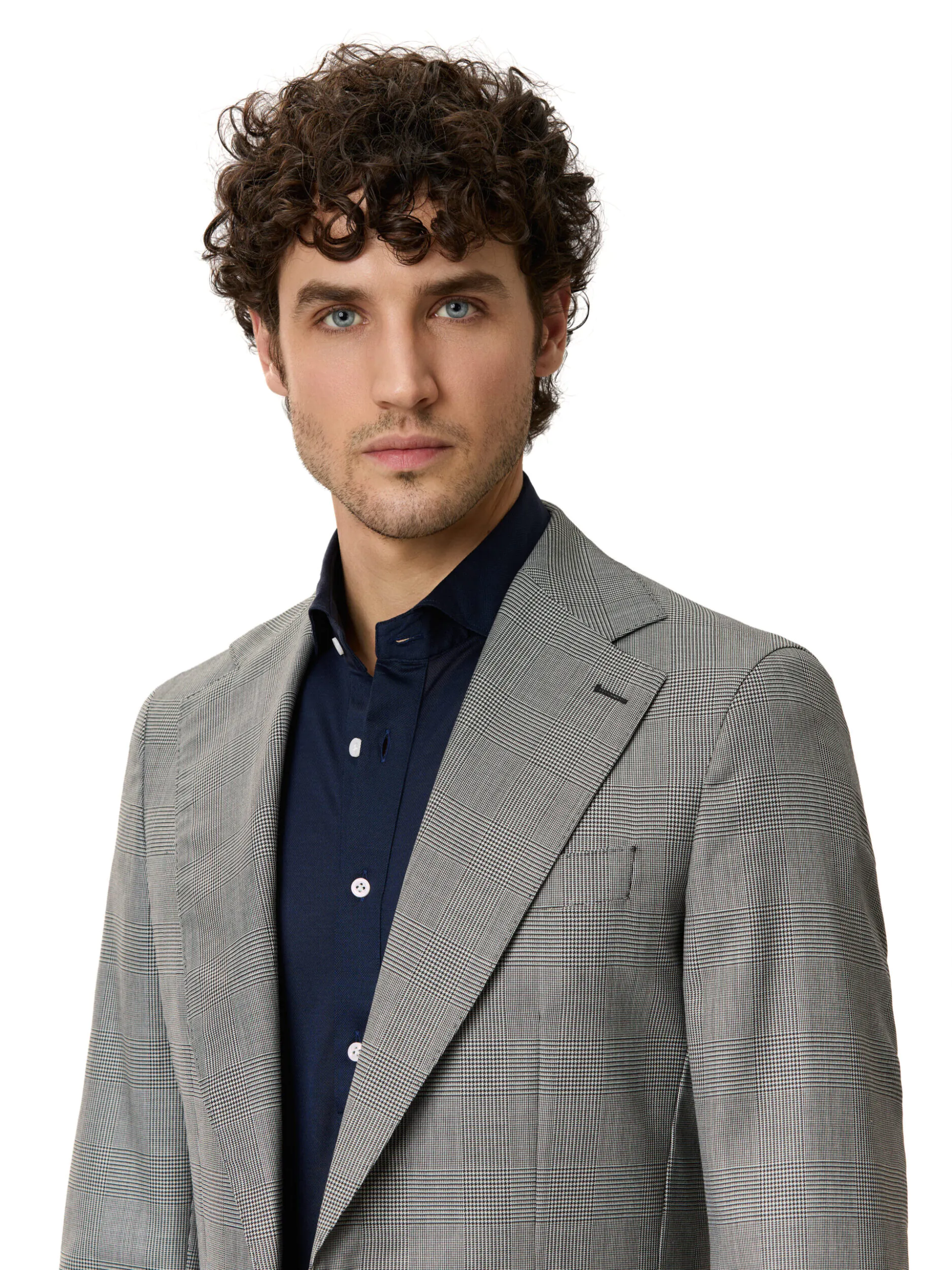 COSTUM TESATURA TALLIA DI DELFINO, MADE TO MEASURE, GRI IN CAROURI - imagine 6