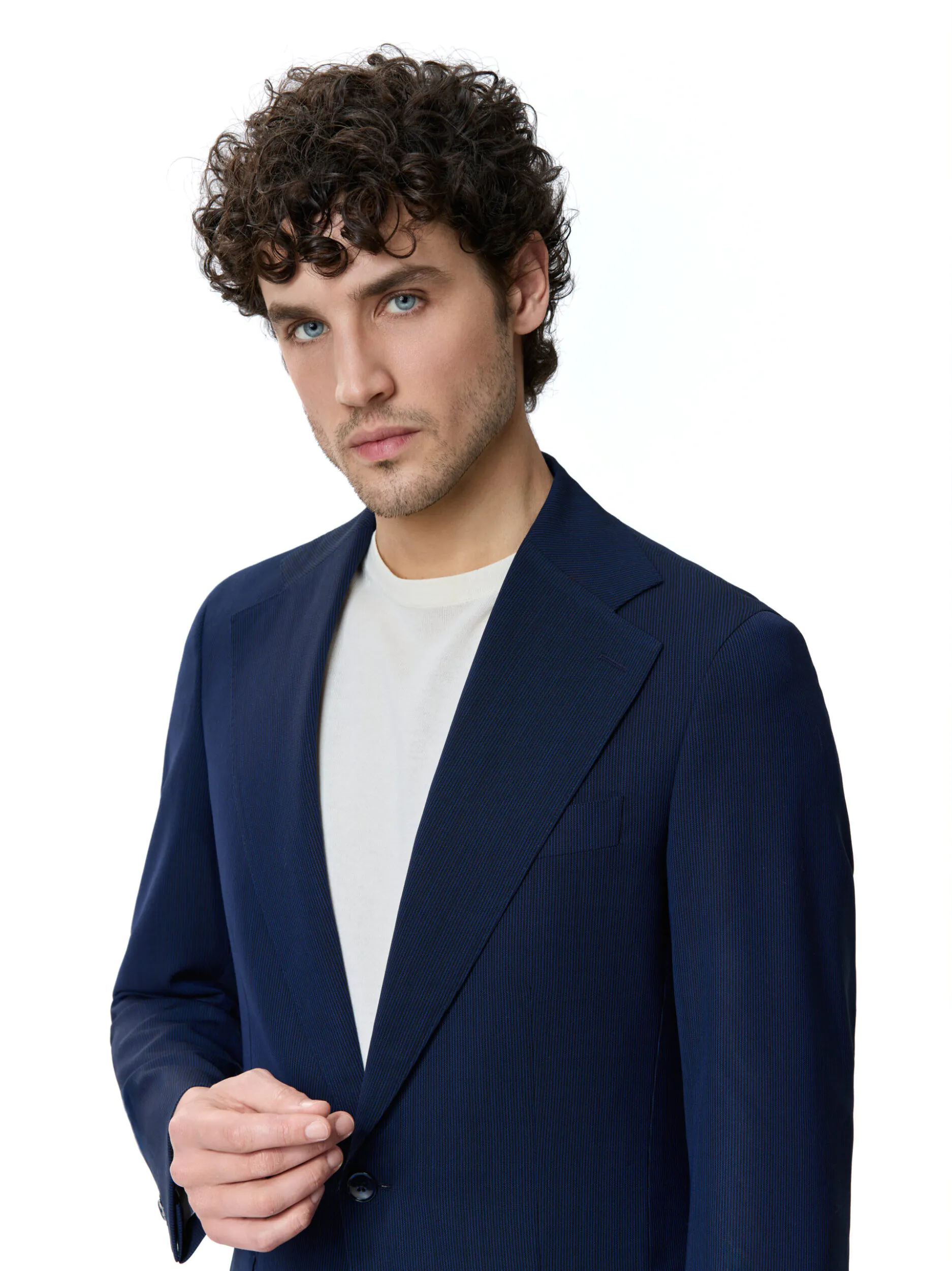 COSTUM TESATURA TALLIA DI DELFINO, MADE TO MEASURE, NAVY CU DUNGI FINE