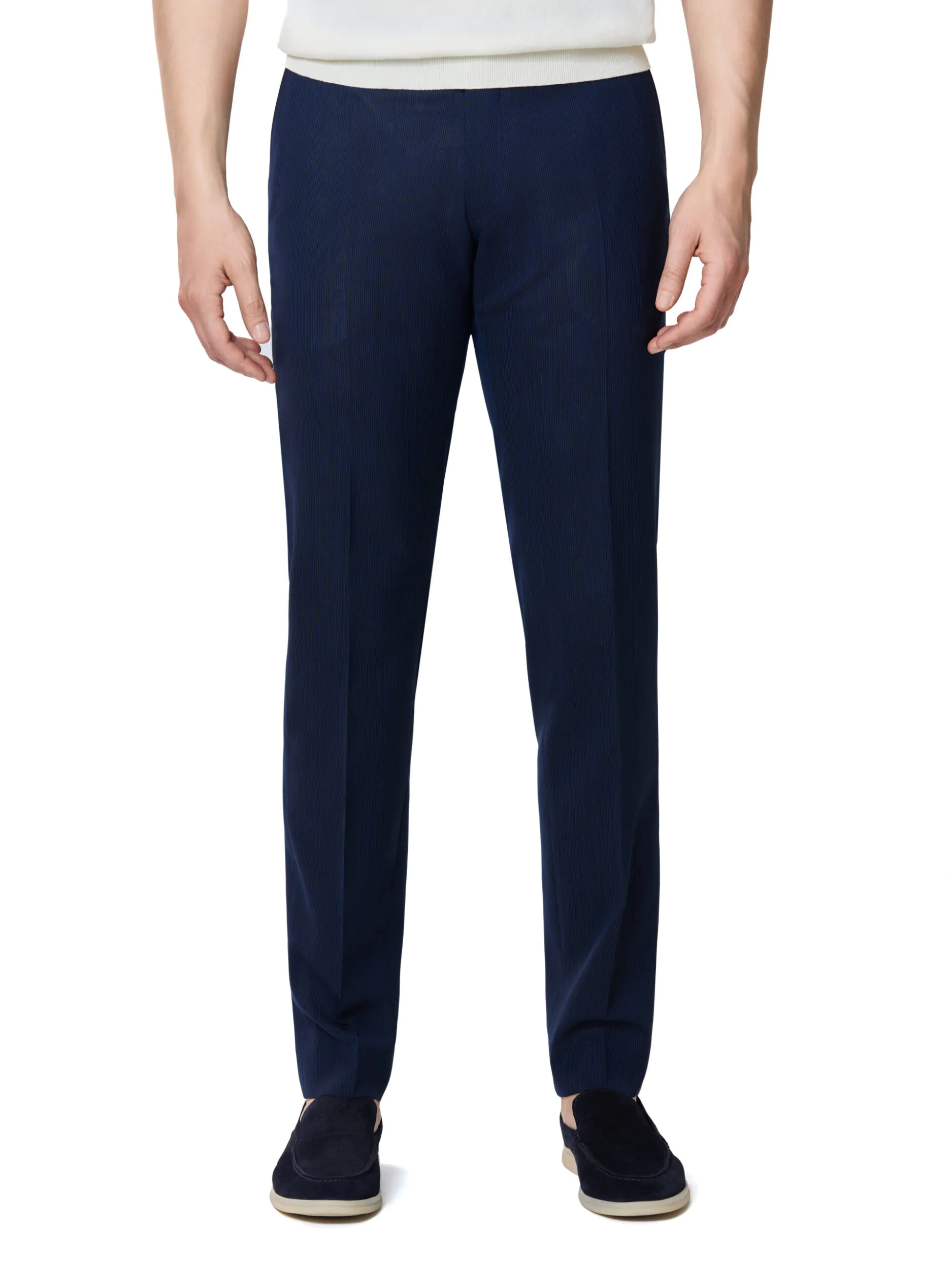 COSTUM TESATURA TALLIA DI DELFINO, MADE TO MEASURE, NAVY CU DUNGI FINE - imagine 8