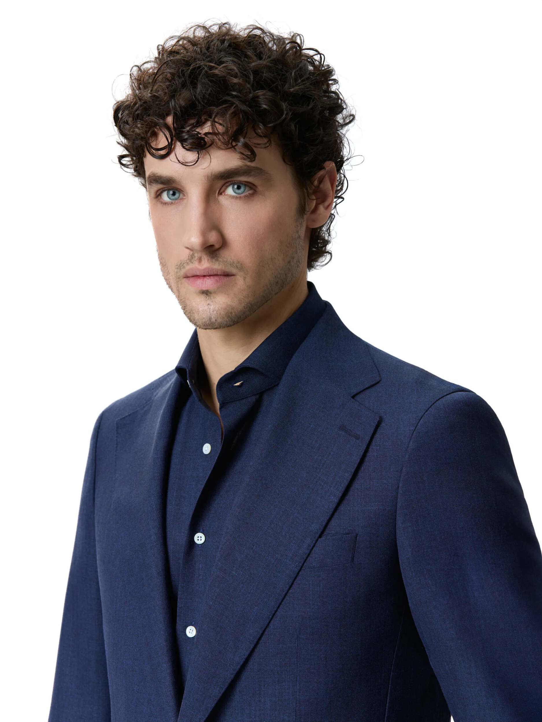 COSTUM TESATURA LORO PIANA, MADE TO MEASURE, BLEUMARIN