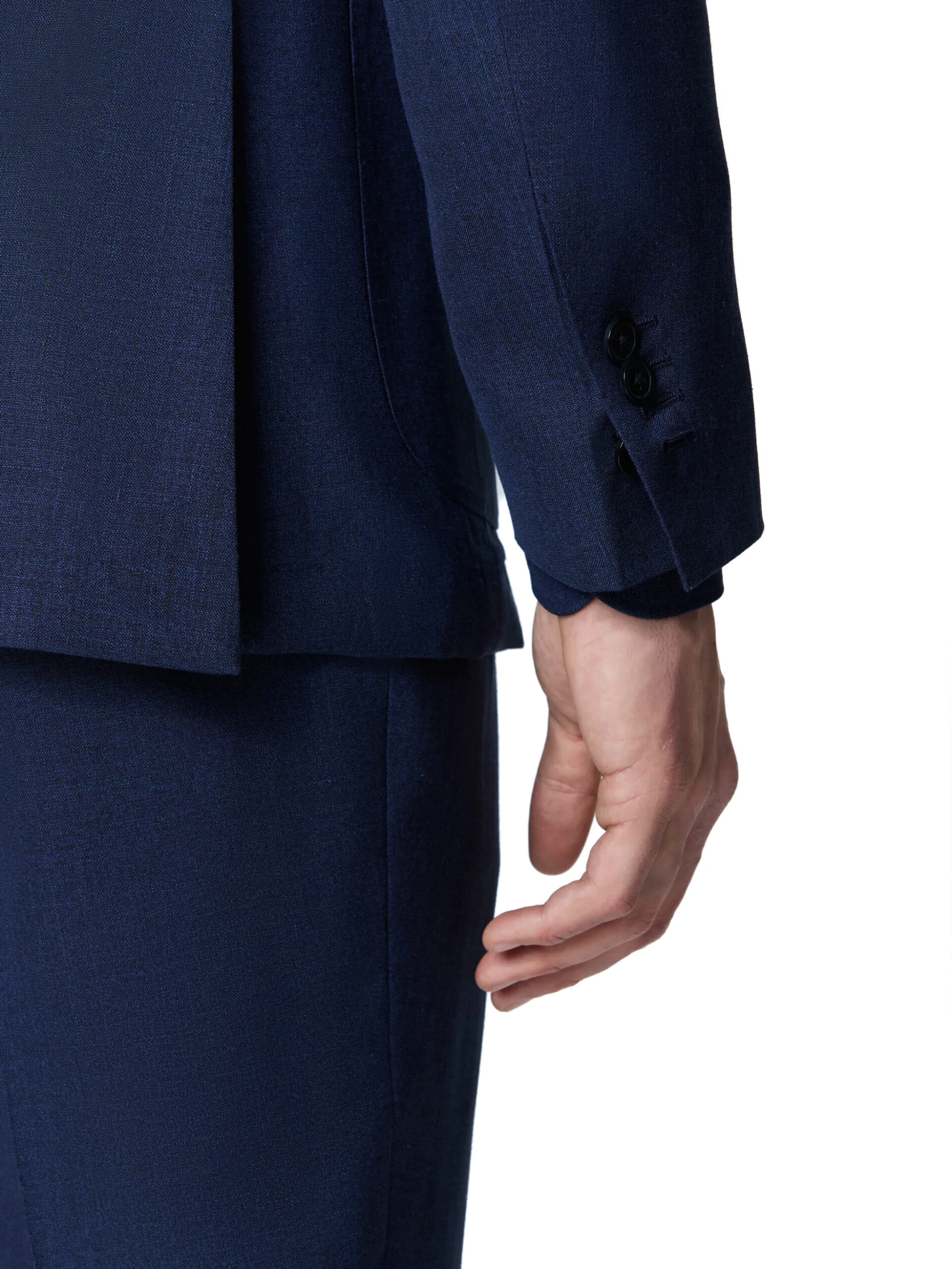 COSTUM TESATURA LORO PIANA, MADE TO MEASURE, BLEUMARIN - imagine 4
