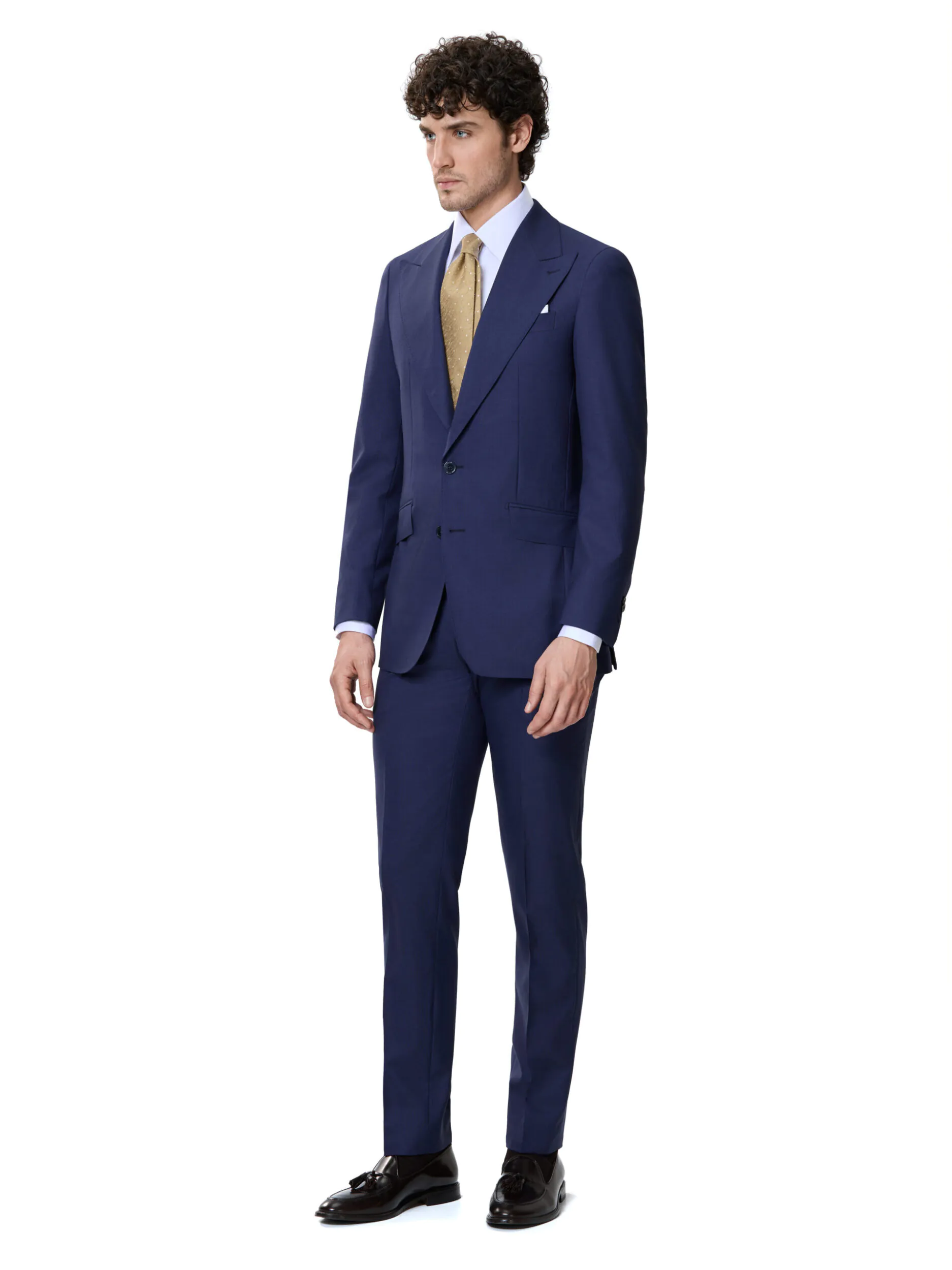 COSTUM TESATURA VITALE BARBERIS, MADE TO MEASURE, BLEUMARIN