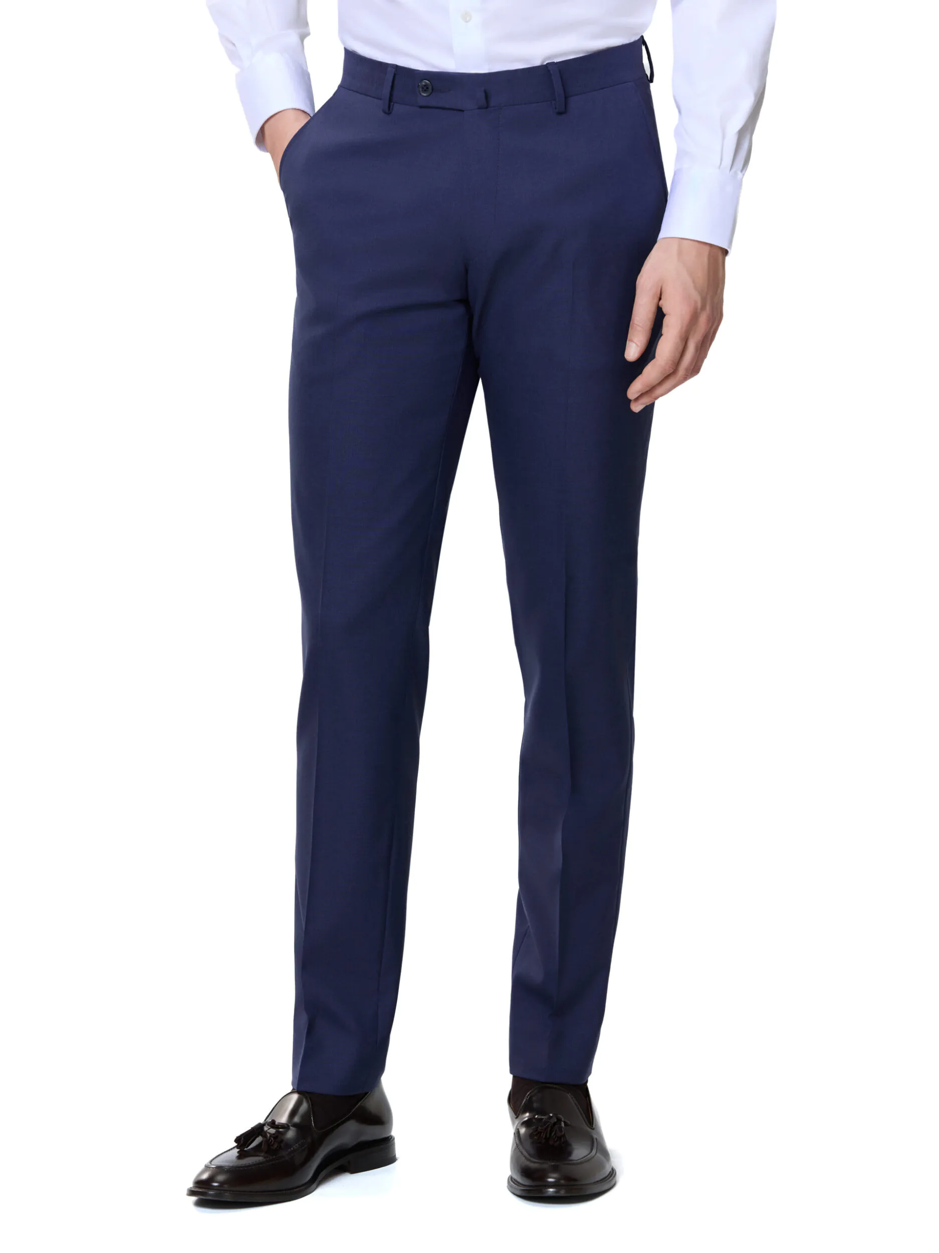 COSTUM TESATURA VITALE BARBERIS, MADE TO MEASURE, BLEUMARIN - imagine 7