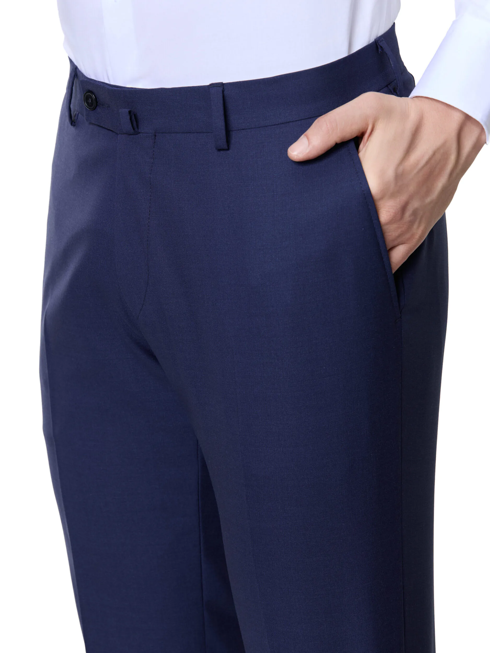 COSTUM TESATURA VITALE BARBERIS, MADE TO MEASURE, BLEUMARIN - imagine 8